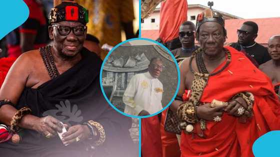 Daasebre Osei Bonsu II: Video of late Mamponghene heartily dancing brings back memories