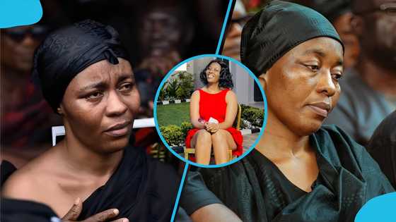 Odo Broni turns heads in red dress as fresh photos from her East Legon home emerge
