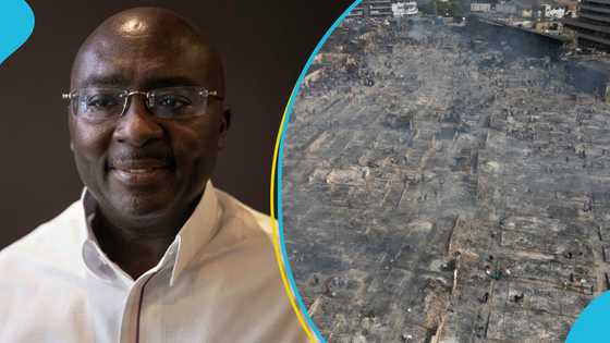 Bawumia visits Kantamanto market, makes big donation to victims of fire