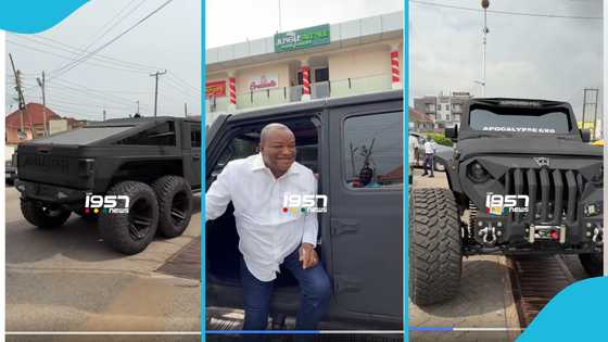 Hassan Ayariga drives his massive 2025 Jeep Apocalypse Hellfire 6×6 in East Legon