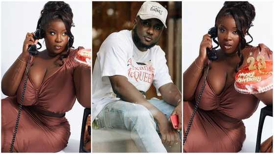 He doesn't respect her: Naughty video of Kumawood actress Maame Serwaa and her boyfriend drops, fans blast him for grabbing her behind in public