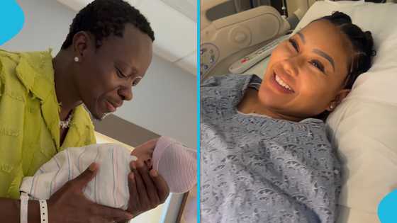 Michael Blackson welcomes child with his fiancee, shares touching moments from the hospital, video