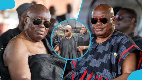 Akufo Addo walks gingerly, Stumbles as he departs Ernest Kumi's one-week observance, GH express concern
