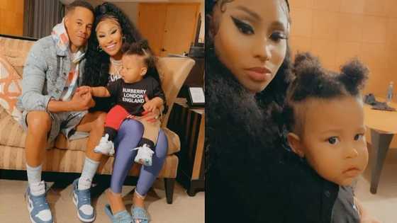 Nicki Minaj stunned after young son speaks for first time on video: "Hi"