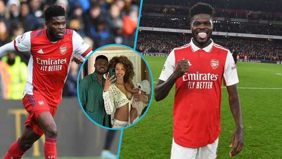 Thomas Partey flaunts his wife and new baby in loved-up photos ahead of Mali fixture