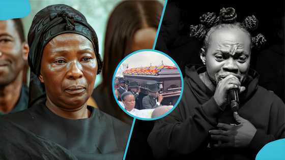 Papa Shee explains why Akosua Serwaa failed to attend Daddy Lumba's funeral service, video