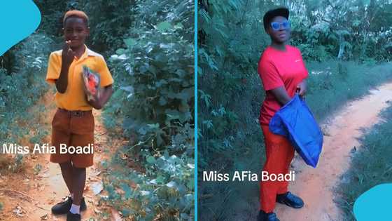 Ghanaian teacher visits absentee student, gets him ready for school: “National best teacher”