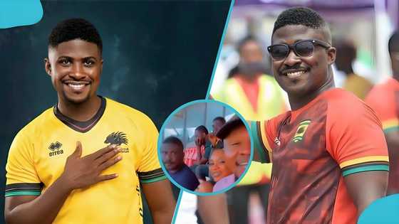 Missing Immigration Officer: Old video of Stephen Amoah and his friend watching Kotoko match emerges