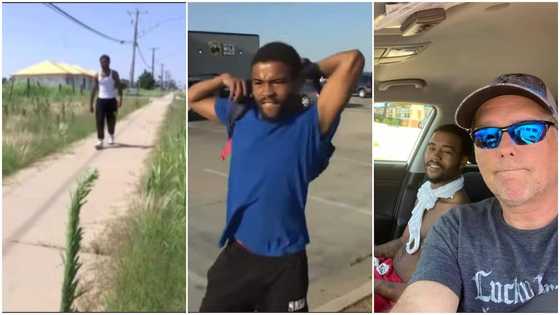 Black man who walks hours to feed his family gets $ 52k from White man as gift