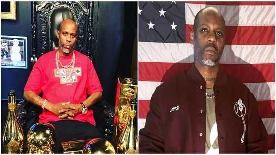 Crowd sing DMX's songs as his body leaves New York hospital where he died