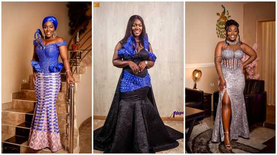 So beautiful: Adom TV presenter Tima Kumkum celebrates 35th birthday with breathtaking kente style