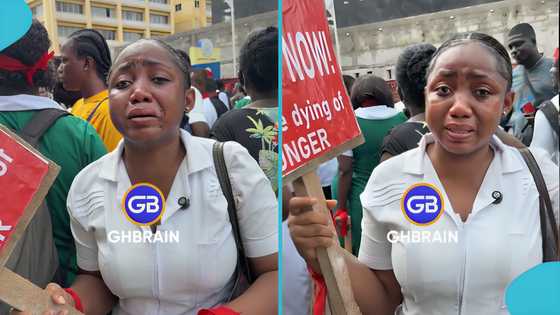 Korle Bu nurse weeps over inability to pay rent, appeals to government over salary arrears, video
