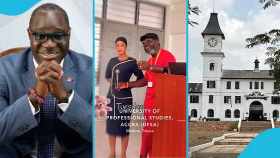 UPSA lecturer who attended Adisco sings Achimota School anthem with his student