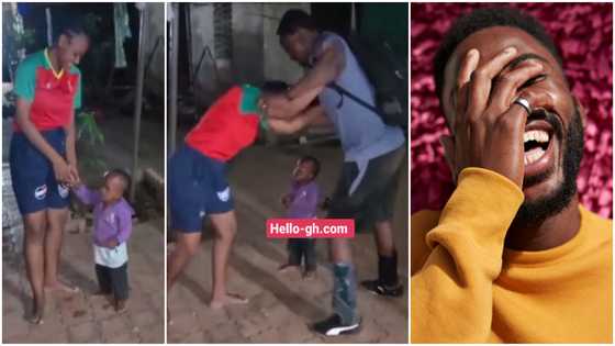 Boy boldly defends mom as his dad pretends to fight her in viral video; many react: “He's the protector”