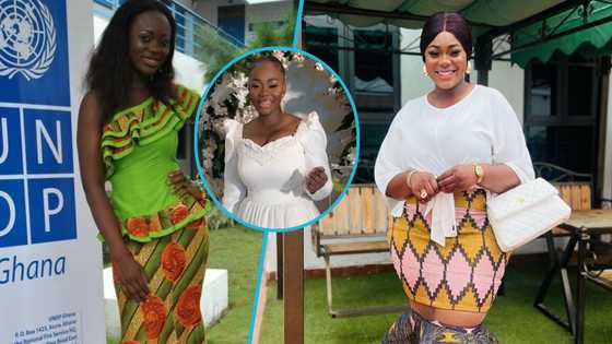 2011 Ghana's Most Beautiful winner Akua GMB trends with her stylish white tulle dress and flawless makeup