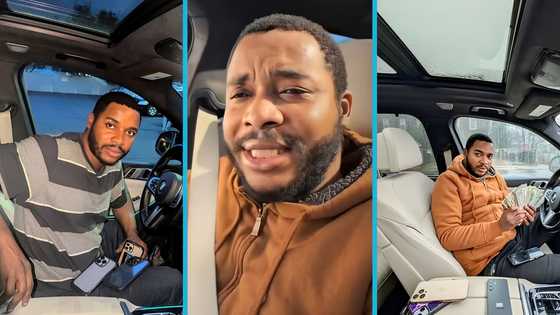 Twene Jonas denies being the owner of his BMW after being questioned at the car wash, Ghanaians react