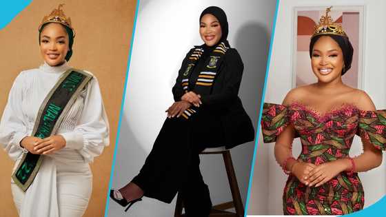 Miss Malaika 2022 winner Zakiya Ahmed looks flawless in a black pantsuit as she graduates from Legon