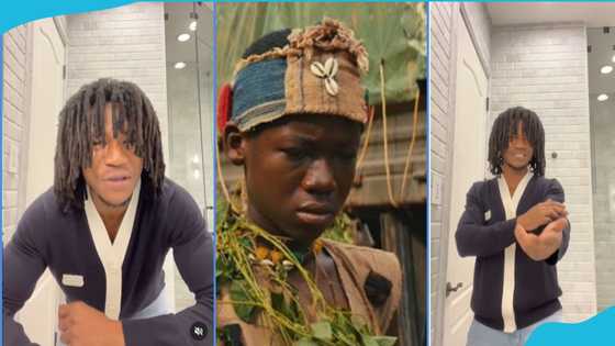 Abraham Attah surprises many, wiggles his rasta, dances and raps in video