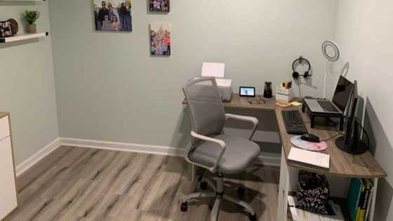 Loving husband builds home office for his wife; online community hails him