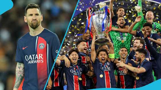 No word from Messi as Mbappé and Neymar applaud PSG’s UCL victory