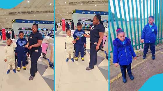 Ghanaian mother delights as her children join her abroad: “God has heard my prayers”