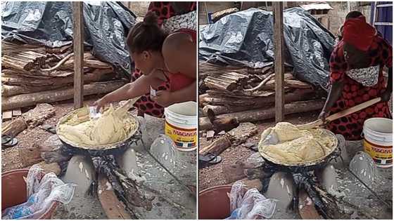 Bizarre: Video of women cooking banku with pure water goes viral causing massive stir
