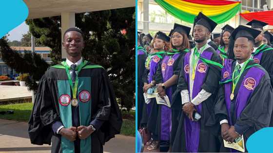 Charcoal seller’s son graduates from KNUST as a PharmD after getting help from kind netizens