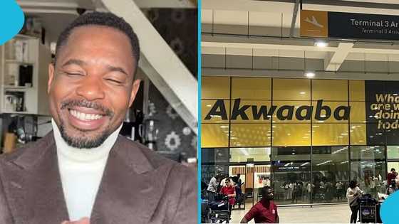 Mr Happiness defends “Akwaaba” at Kotoka Airport, says it’s practical, not tribalism, video