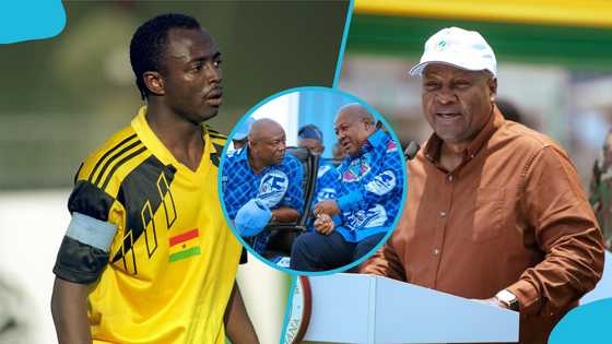 President Mahama honoured by Abedi Pele during GHANASCO@65 event in Tamale (Photo)