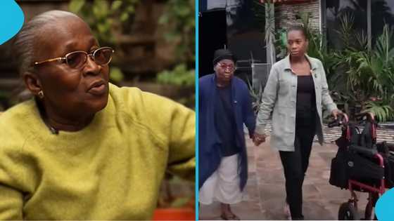 81-year-old Hannah finally returns to the UK after months of being stranded in Ghana