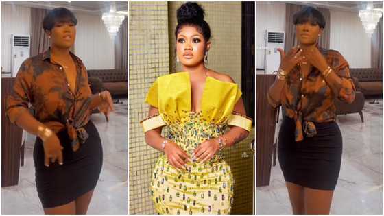 Sandra Ababio turns heads as she flaunts her beauty and posh living room; video causes stir