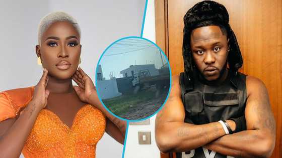 Video Of Loading Truck At Medikal and Fella Makafui's House Sparks Reactions