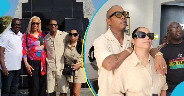 American Rapper Ja Rule And His Wife Tour The Kwame Nkrumah Mausoleum ...