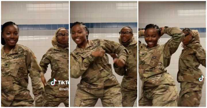 2 Pretty Soldiers Join TikTok Dance Challenge, Wiggle Waists In Sweet ...