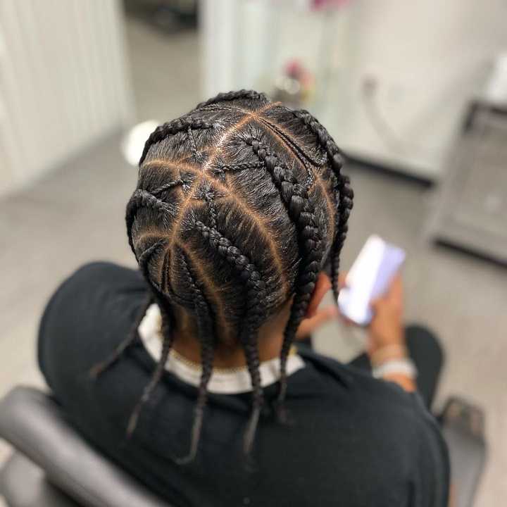 25 sharp Pop Smoke braids for men you must try for a new look - YEN.COM.GH