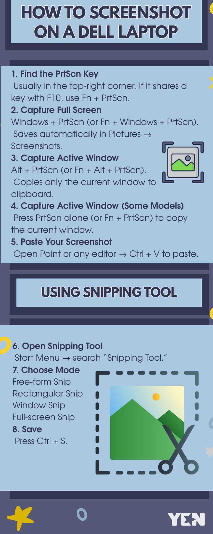 How to screenshot on a Dell laptop: 5 simple and easy steps - YEN.COM.GH